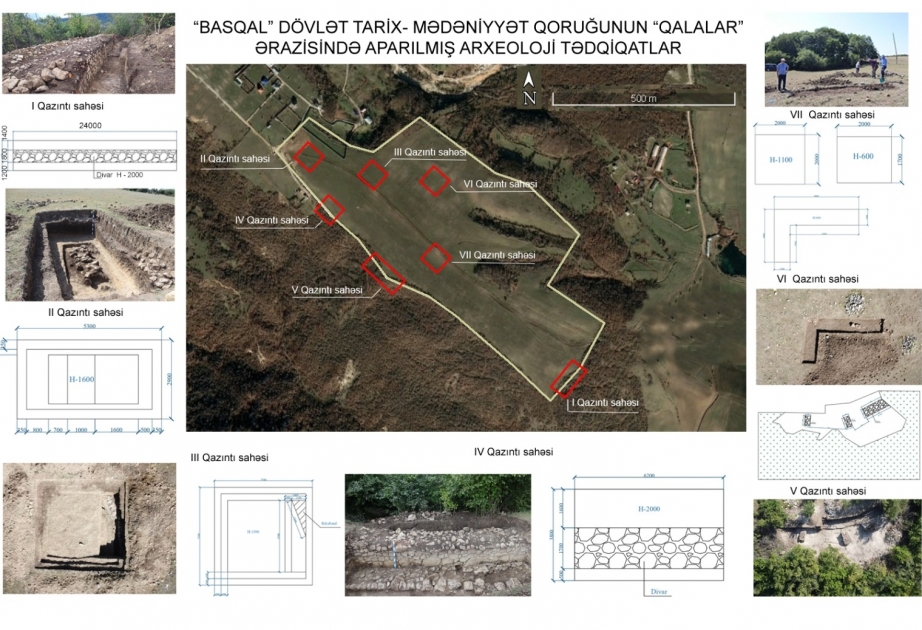 Aparılan tədqiqatlar Basqal qalasının sahəsinə görə Azərbayc...