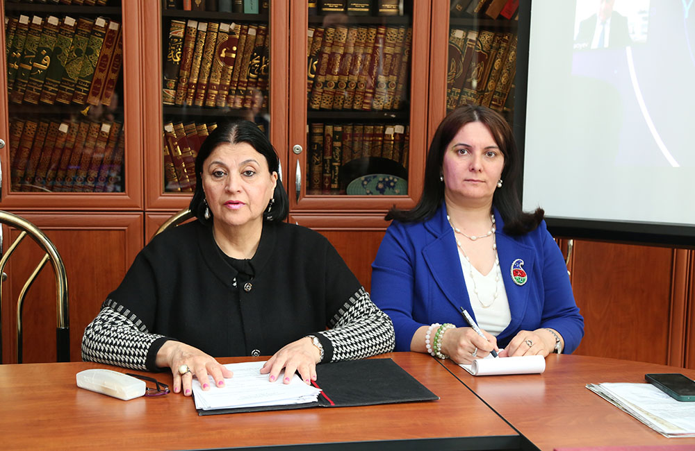 İctimai Elmlər Bölməsinin Elmi şurasının iclasında “Sufi fen...