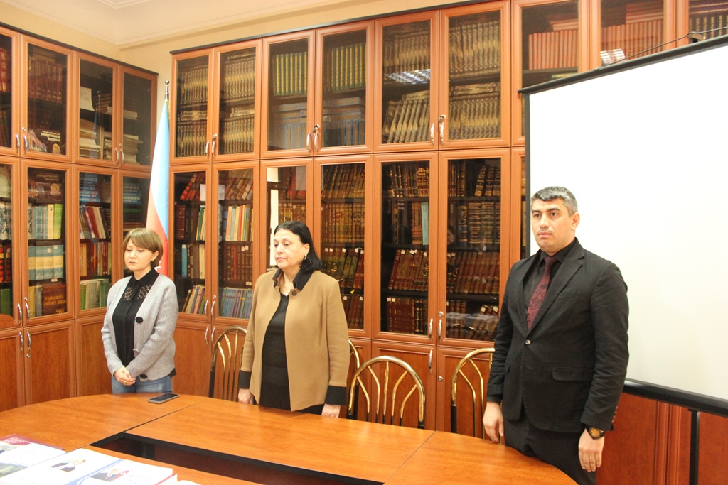 Şərqşünaslıq İnstitutunda “Qan yaddaşımız - Xocalı” adlı təd...