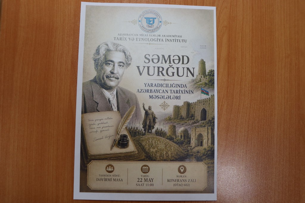 Azərbaycan tarixi Səməd Vurğun yaradıcılığında