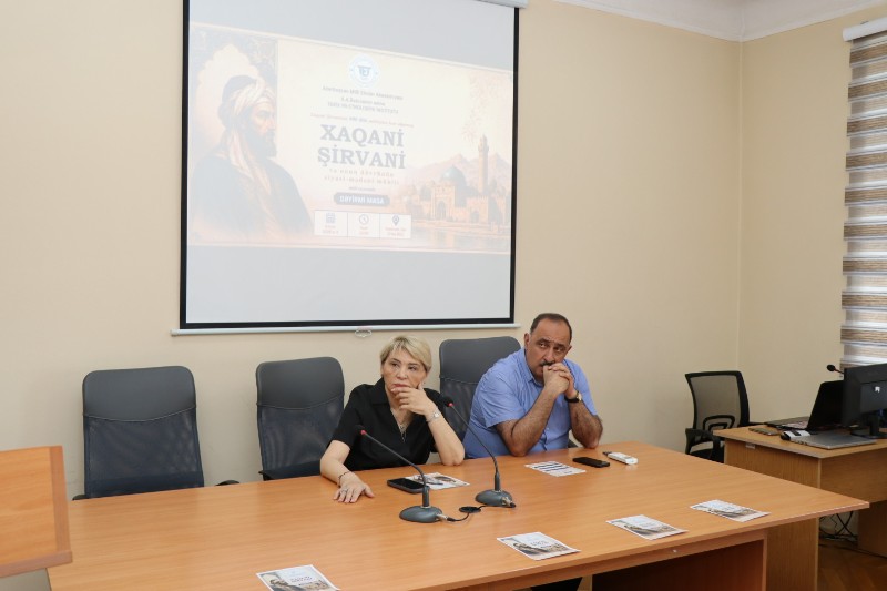 “Xaqani Şirvani və onun dövrünün siyasi-mədəni mühiti” mövzu...